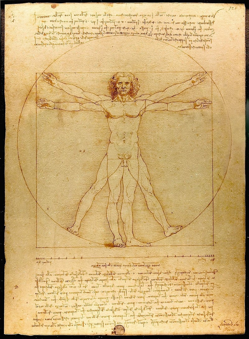 Leonardo da Vinci Statue